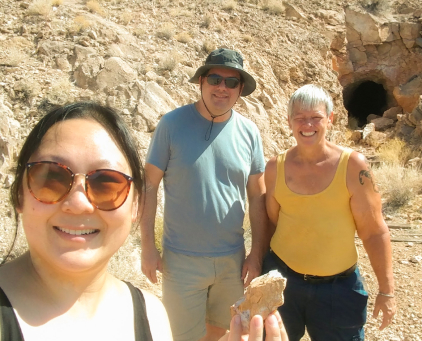 Rock Mining with Aunt Elaine